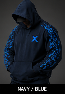เสื้อฮู้ดดี้ไบค์เกอร์พิมพ์ลาย CE Armored Unisex ผ้าโพลีเอสเตอร์/คอตตอน พร้อมแผ่นป้องกัน CE Armor แขนยาว พิมพ์ลายเรืองแสง ระบายอากาศได้ดี รับสกรีนโลโก้ตามสั่ง - Product Image 4