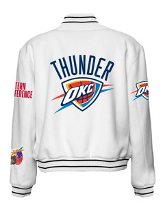 เสื้อแจ็คเก็ตโอคลาโฮมา ซิตี้ ธันเดอร์ วูล วาร์ซิตี้ สีขาว - Product Image 2