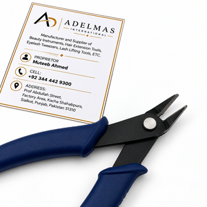 Alicates Cortadores de Extensiones de Cabello con Logotipo Personalizado, de Acero Inoxidable, con Mango Negro, Herramienta para Cortar Extensiones de Queratina - Product Image 2
