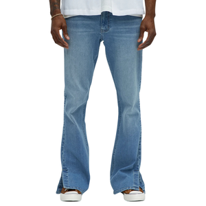 Jeans de Hombre, Color Azul Claro, Corte Ajustado, Estilo Casual, Vintage, 100% Algodón, Secado Rápido - Product Image 1
