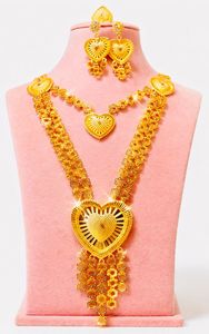 Ensemble de colliers en or plaqué 24 carats pour femmes, bijoux de Dubaï, Comores, Mayotte - Product Image 3