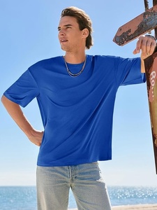 Premium heavyweight oversized drop shoulder T shirt for <b>men</b> fashion drop shoulder t shirt - Product Image 4