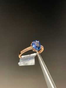 Blue Sapphire <b>Ring</b> Sterling Silver <b>Ring</b> September Birthstone Women Jewelry Minimalist <b>Ring</b> Gift For Her Elegant Fashion - Product Image 3