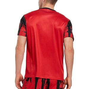 Factory Manufacturer Sports <b>Yarn</b> Dyed Knitted <b>Polyester</b>/Cotton Sublimation T-Shirt Breathable Summer Wear - Product Image 2