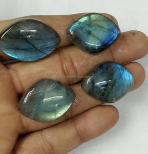 Haute qualité à la main Malachite coussin forme lisse lâche Cabochon les deux côtés plat pierre précieuse pour Hip Hop fête porter des bijoux - Product Image 4