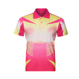 Servicio OEM al por Mayor, Camiseta con Diseño Personalizado, 100% Poliéster, Impresión Digital, Secado Rápido, Manga Corta, para Golf Masculino - Product Image 5