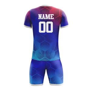 ชุดฟุตบอลแบบขายส่งพร้อมโลโก้สั่งทำ เสื้อและกางเกงขาสั้น - Product Image 2