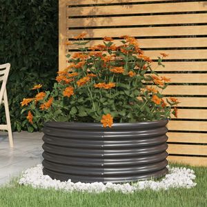 Macetas y Jardineras Inteligentes de Acero con Recubrimiento en Polvo Color Antracita - Product Image 1