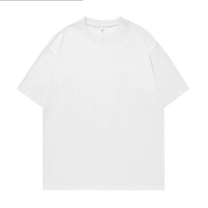 OEM ODM Men Oversized <b>White</b> Cotton T-Shirt Men Short Sleeve Custom Logo Print Casual Streetwear O-Neck Loose Jersey Fit <b>Tee</b> - Product Image 6