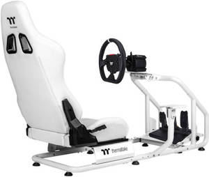 Simulador de Carreras Thermaltake Direct Drive Original, Paquete GR300 Snow, Cabina de Simulación de Carreras, Volante de Carreras Direct Drive G6 - Product Image 1