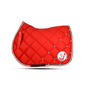 Tapis de selle western en feutre de laine rouge naturel, doux, confortable, durable, protection équestre pour chevaux, OEM ODM Pakistan - Product Image 2