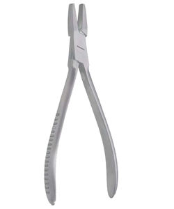 Alicates de corte de alambre plano de acero inoxidable para ortodoncia dental, instrumento manual OEM ODM - Product Image 1