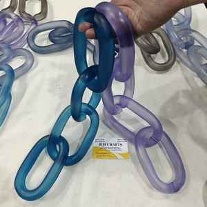 All Colour Available Large Size Colorful Resin Chain Links for Wall <b>Hanging</b> Decoration <b>Room</b> <b>Divider</b> and Curtain Accessories - Product Image 4