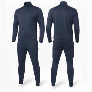 Conjunto Deportivo Personalizado para Hombre, Ecológico, de Secado Rápido, Ligero, Chaqueta con Cierre Completo y Pantalones Jogger, Corte Regular, para Gimnasio y Entrenamiento - Product Image 1