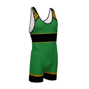 ซื้อชุดซิงเกิลเล็ตมวยปล้ำชายคุณภาพสูงสำหรับมืออาชีพ ผ้าสแปนเด็กซ์ ชุดยกน้ำหนัก ออกแบบเองได้ พิมพ์ลายแบบซับลิเมชั่น - Product Image 1