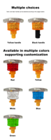 Balise solaire rotative 4 LED Rouge/Jaune/Blanc/Bleu/Vert 105*150.8mm Autonomie 120H Garantie 1 an Protection IP66 Époxy