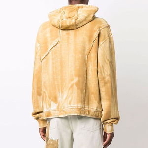 Sweat-shirts pour hommes délavés à l'acide en gros, personnalisables avec votre marque, disponibles en différentes couleurs - Product Image 2