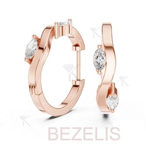 Impresionantes Pendientes de Diamantes Cultivados en Laboratorio para Uso Diario, Joyería Fina Ética Certificada, Oro de 14K Premium - Product Image 2