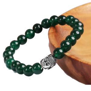High Quality Emerald Beads Buddha Bracelet Romantic Gift Fashion Charm Jewelry <b>for</b> <b>Men</b> Women Energy Meditation - Product Image 3
