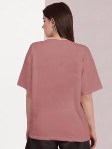 T-shirt en coton écologique pour femme, style décontracté, motif uni, coupe ample, design ajusté, logo personnalisé, été - Product Image 1