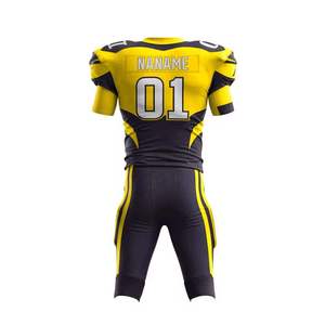 Custom American Football Jerseys & Uniforms for Adult Men Unisex Short Sleeve Printed Sublimation High Quality - Product Image 2