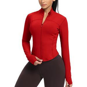 Hot New <b>Yoga</b> Clothes <b>Jacket</b> Women Hooded Slim Run Sports Top Zipper Opening <b>Yoga</b> <b>Jackets</b> Fast Dry Long Sleeve Fitness Clothing - Product Image 4