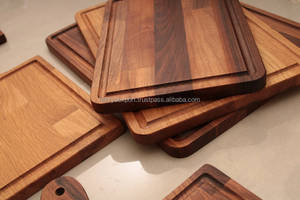 Planche à découper en bois avec logo gravé personnalisé Bloc à découper personnalisé avec logo dessus - Product Image 3