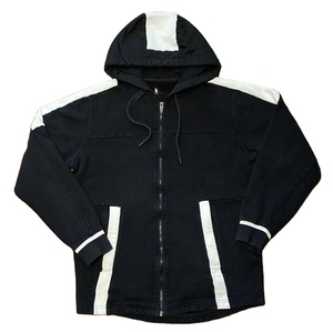 Sweat-shirt à capuche unisexe de haute qualité en coton personnalisé avec impression ou broderie de logo personnalisé, fermeture éclair - Product Image 1