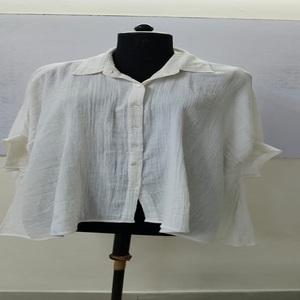 Cotton Gauze Shirt New Design Premium Quality Women Dress for Casual Wear Available at Wholesale Price from Indian Manufacturer - Product Image 1