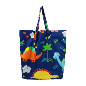 Bolsa de Compras Plegable de Lona de Yute con Asas Reforzadas y Diseño Elegante - Product Image 2