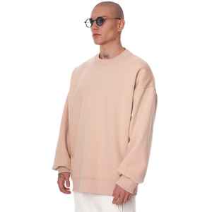 Sweat-shirt surdimensionné pour homme OEM ODM, molleton lourd 400 g/m², logo personnalisé, streetwear, tenue décontractée - Product Image 5