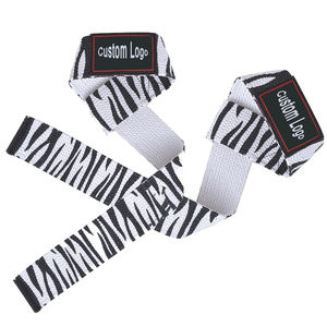 Sangles de soutien pour poignets en coton respirant de haute qualité, avec logo personnalisé, service OEM pour la musculation en salle de sport - Product Image 5