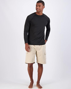 Camiseta de Manga Larga para Hombre, Protección Solar UPF 50+, para Natación, Playa, Pesca, Secado Rápido (Tallas Grandes), Ajuste Elástico, Ropa Deportiva - Product Image 3