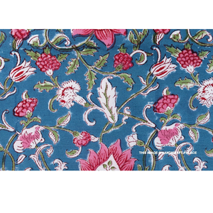Tissu en toile de coton imprimé à la main, motif canard, vendu au mètre, textile indien pour ameublement et décoration, tissu durable pour la couture et la décoration intérieure - Product Image 4