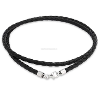 Cordon en cuir tressé véritable pour la fabrication de bijoux, bracelets, colliers, artisanat, accessoires DIY, breloques, couleur personnalisée