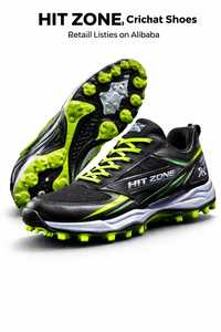 HIT ZONE Professional <b>Cricket</b> Studs <b>Shoes</b> <b>for</b> <b>Men</b> Premium Metal Spike Footwear <b>for</b> Match Play and Training - Product Image 2