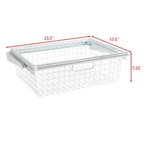 Luxury Handmade Stainless Steel Melamine Foldable <b>Basket</b> Organizer Dining <b>Table</b> Accessories Storage Home Utility - Product Image 2