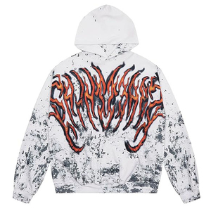 Sweat à capuche zippé sur mesure pour homme, coupe ample, broderie personnalisée, coton lourd 100 % écologique, fabrication OEM/ODM - Product Image 1