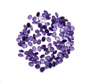 Natural African Amethyst Oval Cut Shape Loose Gemstone Sizes 5-14 MM , Purple Semi-Precious Stone for Jewelry Making - Product Image 6