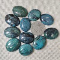 Turquesa Natural Octogonal Cabujón 20x30mm Piedra Preciosa Suelta Geométrica de Fondo Plano Pulido para Fabricación de Joyas/Servicio de Muestras