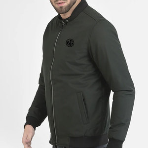 Latest Design 100% Polyester <b>Men's</b> Bomber <b>Jacket</b> Logo Waterproof Quick Dry Breathable OEM Customizable Winter <b>Jackets</b> - Product Image 3