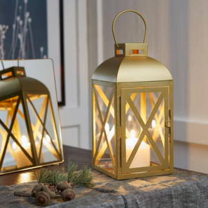 Top Selling <b>Black</b> Metal Rectangular <b>Lanterns</b> With Glass Panels For Home Decoration - Product Image 5
