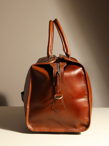 Wholesale Genuine Leather Travel Duffle <b>Bag</b> Duffel <b>Bag</b> Custom Duffle <b>Bags</b> for <b>Men</b> - Product Image 4