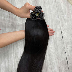 Produit phare : Extensions de cheveux naturels vietnamiens en mèches brutes, Nano Ring, sans nœuds, sans perte. - Product Image 4