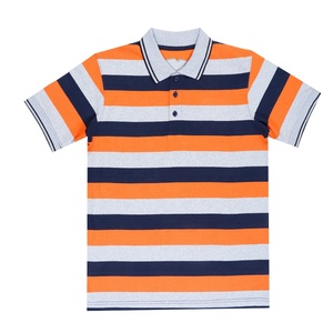 Polo de golf unisexe en coton de qualité supérieure, séchage rapide, coupe ajustée, broderie personnalisée, léger, rayé, pour homme, idéal pour l'été - Product Image 4