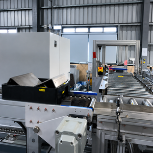 Semi-Automatic Handling Assembly Line Roller Conveyor Stainless Steel Frame Adjustable Speed for Manufacturing - Product Image 1