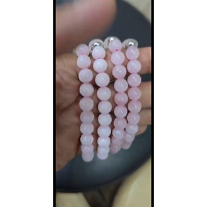 Pulseras de Cuarzo Rosa con Piedras Preciosas Naturales, Pulseras de Amor con Dijes, Joyería de Regalo Unisex, Tendencia de Moda Feng Shui - Product Image 4