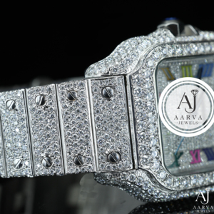 นาฬิกาข้อมือ AARVA JEWELS รุ่นหรูหรา ทรงสี่เหลี่ยม ผลิตจากสแตนเลสสตีล ขนาด 25 มม. ประดับเพชร ระบบอนาล็อก กลไกจักรกล ทันสมัย เหมาะสำหรับทั้งชายและหญิง แฟชั่น กันน้ำ 3ATM - Product Image 6