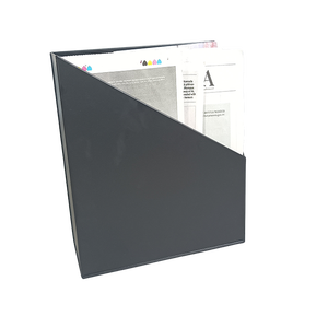 Porte-revues Box Viktoria, un organiseur de classement vertical conçu pour ranger des magazines, des documents et autres papiers - Product Image 3