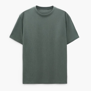 T-shirts pour hommes en coton 100% de 200g, surdimensionnés, imprimés en sérigraphie avec logo de marque personnalisé, vente en gros - Product Image 5